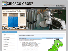 Tablet Screenshot of chicagogroup.com.pk
